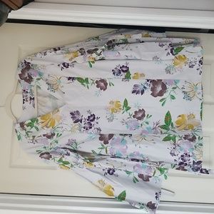 Used Free People  Floral Mini Dress, Bell Sleeves style, size XS.